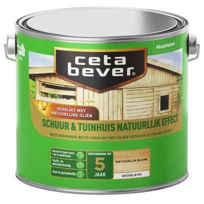 Cetabever Beits Schuur en Tuinhuis Natuurlijk Effect Mat - Blank