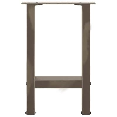 Salontafelpoten 2 st 38x(42-43) cm staal naturel