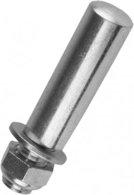 Algi Crankspie ø9mm - zilver