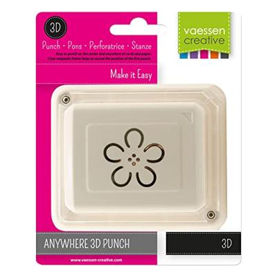 Vaessen Creative • magnetische pons 3d bloem 3,8x4,6cm