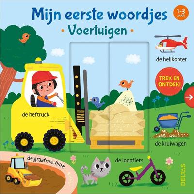 Deltas Mijn eerste woordjes kartonboek - voertuigen (1-3 j.)