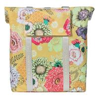 Basil bloom field fietsshopper, geel, gerecycled pet, waterdicht, verstelbare schouderriem - thumbnail