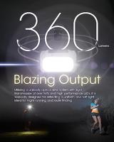 NiteCore NU21 weiß Hoofdlamp LED werkt op een accu 360 lm - thumbnail