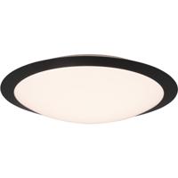 LED Plafondlamp - Badkamerlamp - Trion Hambert - 18.5W - Natuurlijk Wit 4000K - Spatwaterdicht IP44 - Rond - Mat Zwart - Kunststof - thumbnail
