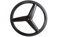 BLB Notorious Z3 Tri-Spoke Voorwiel - Zwart - thumbnail