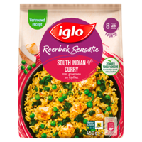 Iglo Roerbak Sensatie South Indian Curry 450 g bij Jumbo - thumbnail