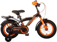 Volare thombike kinderfiets - jongens - 12 inch - zwart oranje - twee handremmen - thumbnail