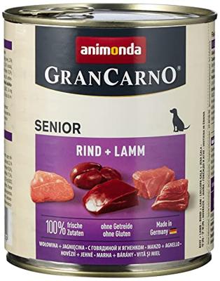 ANIMONDA GranCarno Senior Beef and lamb - natvoer voor honden - 800g