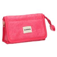 Traveller Spiegeltas badstof roze 16,5cm x 12cm - thumbnail