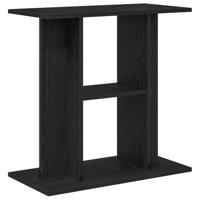 VidaXL Aquariumstandaard zwart eiken 60x30x60 cm bewerkt hout - thumbnail