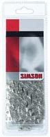 Simson fietsketting derailleur 9 - 116 schakels - 1/2"x 5/64" - zilver - thumbnail
