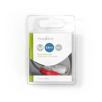 Nedis Stereo Audiokabel Minijack F Naar RCA Male