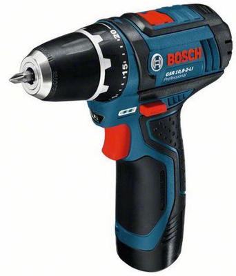 Bosch Blauw GSR 12V-15 accu/boorschroevendraaier | zonder accu&apos;s en lader | in L-Boxx - 060186810D - thumbnail