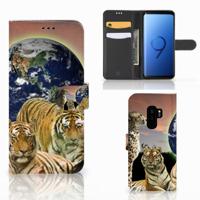 Samsung Galaxy S9 Plus | Telefoonhoesje | Met pasjeshouder | Roofdieren - thumbnail