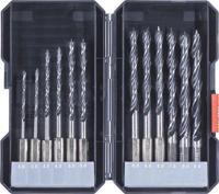 kwb 108830 Hout-spiraalboorset 12-delig 3 mm, 4 mm, 5 mm, 6 mm, 7 mm, 8 mm Snelspanboorhouder, Tandkransboorhouder 12 stuk(s) - thumbnail