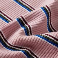 Kindershirt met lange mouwen gestreept 140 lichtroze - thumbnail