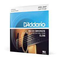 D&apos;Addario EJ36 snarenset voor 12-snarige akoestische gitaar - thumbnail