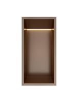 Hotbath &MORE Inbouwbox of inbouwnis - 30x15x10 - with LED IP44 - Tuscan bronze BOX015LTB - thumbnail