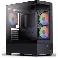 PC-behuizing (zonder voeding) - AEROCOOL P500D - ACCM-PN06033.11 - Mid-tower - ATX-vormfactor - Zwart - thumbnail