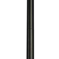 QAZQA Art Deco vloerlamp zwart 3-lichts met smoke glas - Vidro - thumbnail