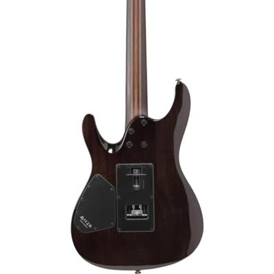 Ibanez Premium S1070PBZ-CKB Charcoal Black Burst elektrische gitaar met gigbag - thumbnail