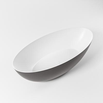 Vrijstaand Bad MONDIAZ FLOAT 170x80cm Kleur Dark Grey / Talc