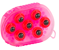 Borstel magneet massage roze - thumbnail