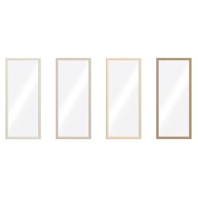 Wandspiegel Home ESPRIT Bruin Beige Grijs Stads 67 x 2 x 156 cm (4 Stuks)