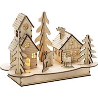 Konstsmide 3238-100 LED-silhouet Huis Warmwit LED Natuur - thumbnail