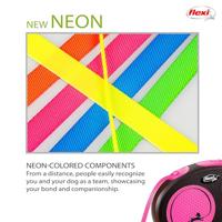 FLEXI ROLLIJN NEW NEON TAPE ZWART / NEON ROZE M 5 MTR TOT 25 KG - thumbnail