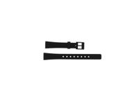 Horlogeband Casio 10088279 / LQ-142E-7ASW / LQ-142 Rubber Zwart 14mm - thumbnail