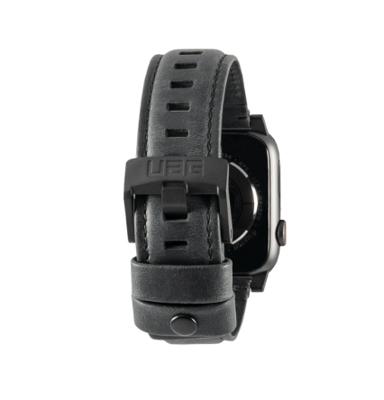 URBAN ARMOR GEAR UAG Compatibel Apple Watch Band 41 mm/40 mm/38 mm, iWatch Series 9/8/SE 2/7/6/5/4/3/2/1 & Watch SE, Top Grain Italiaans lederen vervangende band, leer bruin