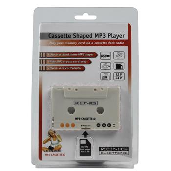 MP3 speler in cassettebandje vorm ook voor autoradio MP3 speler in cassettebandje vorm ook voor autoradio