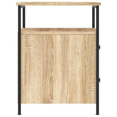 Nachtkastjes 2 st 44x45x60 cm sonoma eikenkleurig
