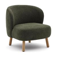 Kave Home Fauteuil 'Ulit' Chenille, kleur Groen - thumbnail