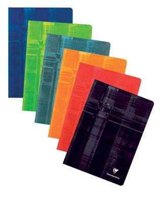 Clairefontaine schrift ft A4, 120 bladzijden, geruit 5mm, geniet, geassorteerde kleuren Clairefontaine schrift ft A4, 120 bladzijden, geruit 5mm, geniet, geassorteerde kleuren