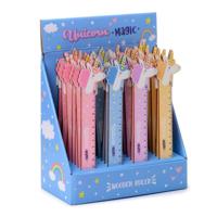Unicorn Magic Houten Liniaal 15cm - thumbnail