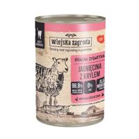 WIEJSKA ZAGRODA Lamb with krill - nat kattenvoer - 400g - thumbnail