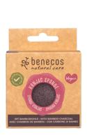 Natural konjac sponge - black bamboo - thumbnail