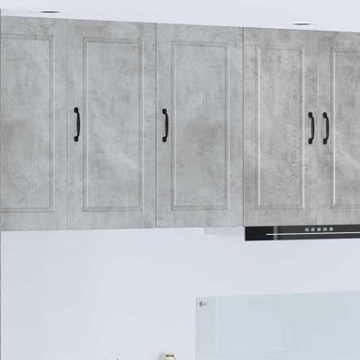 Keukenkast met plank Beton Grijs 40 x 31 x 80 cm Bewerkt hout