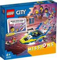 LEGO city - waterpolitie recherchemissies constructiespeelgoed (60355) - thumbnail