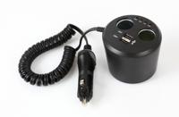 AUTO-T USB-aansluiting voor sigarettenaansteker op drankhouder 12 / 24V - thumbnail