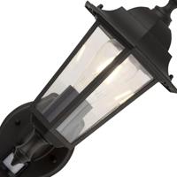 Searchlight Klassieke buitenlampAlex met sensor - 68001BK - thumbnail