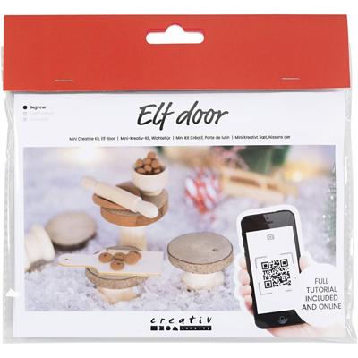Creativ Company Mini hobbyset kabouterdeur, koekjes bakken, 1 doos Creativ Company Mini hobbyset kabouterdeur, koekjes bakken, 1 doos