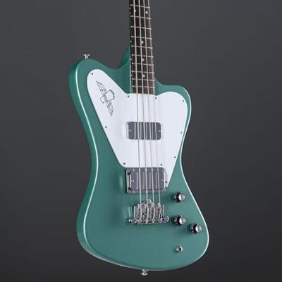 Gibson Non-Reverse Thunderbird Inverness Green elektrische basgitaar met koffer
