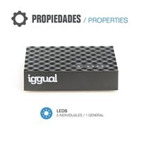 Schakelaar iggual GES5000 Zwart - thumbnail