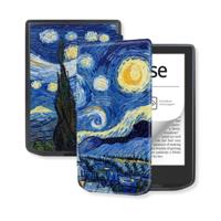 Lunso PocketBook Verse / Verse Pro / Verse Color Slim hard case hoes (6 inch) - sleepcover - Van Gogh Sterrennacht - thumbnail