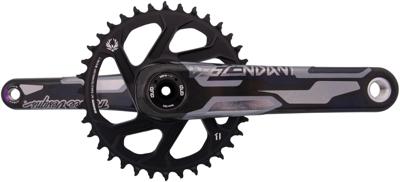 TRUVATIV crankstel "descendant troy lee design eagle dh" crankset truv.desc.troy lee de.eagle dh dub83 36t