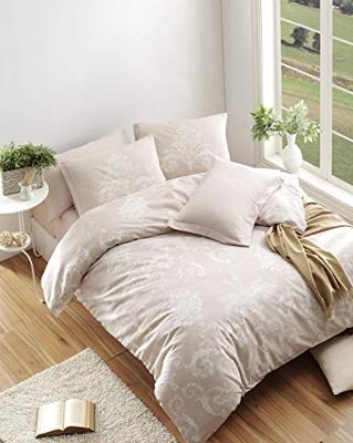 Beddengoedset - 1 dekbedovertrek 220 x 240 cm + 2 kussenslopen 60 x 60 cm - 65% katoen, 35% polyester - Mink