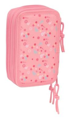 Schooletui met Accessoires Moos Passion Multicolour 12,5 x 19,5 x 5,5 cm 37 Onderdelen